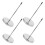 8Pcs Kitchen Order Ticket Spike Holder Metal Receipt Organizer Silver 3