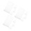 12Pcs Clear Acrylic Table Sign Holders Display Stands for Home 8