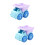 2Pcs Safe Plastic Multi Dump Truck Play Vehicles for Beach Sand 7