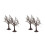 4Pcs Versatile Coffee Fake Trees for Sand Table and Model Landscape 6