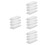 16Pcs White Rubber Sneaker Cleaning Erasers Gentle Stain Remover 10