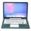 Clavier Bluetooth compatible avec Galaxy Tab S10FE+ - Vert foncé parfait 4