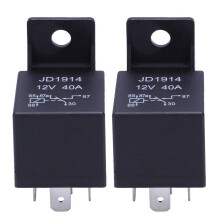 2x12V Volt40A AMP5-pins omschakelrelais voor auto's, motoren, boten en fietsen