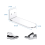 9 transparente Acryl-Wandregale, Schuhregale 2