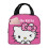 Γυναικεία τσάντα φαγητού Hello Kitty με φερμουάρ, αδιάβροχη και επαναχρησιμοποιήσιμη, 1
