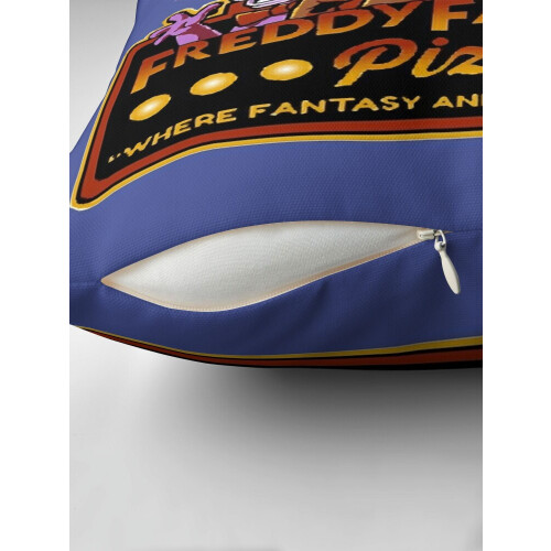 AIVO Freddy Fazbear's Pizza - Capa de Almofada Decorativa FNAF 40x40cm (16x16 polegadas) - Dupla Face 1