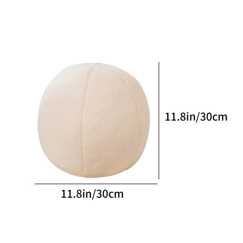 Μαξιλάρι μπάλας 11,8 ιντσών Nordic Round Throw Pillows Μαξιλάρι μπάλας Boucle Σφαιρικό μαξιλάρι 2