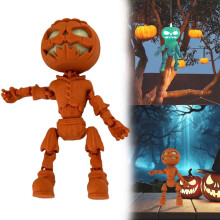 Ornáidí Yakbaofuo Maisiú Pumpkin Oíche Shamhna Maisiúcháin 3D Fear Pumpkin Oíche Shamhna Bronntanas Maisiúcháin Deisce Oíche Shamhna na