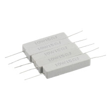 stuks 10W Watt 15ohm 5% draadgewonden keramische cementweerstand