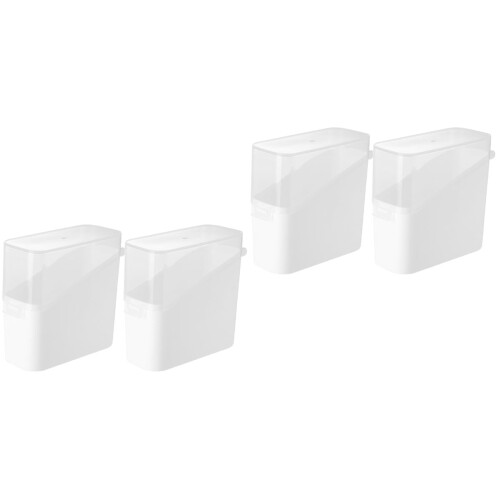 Cheese4Pcs Butter Keeper Container Bacon Storage For Fridge Box Portable Plastic