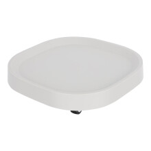 Bandeja de armazenamento móvel com rodas para vasos de flores (1 unidade) - Bandeja universal com rodas para armazenamento.