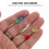 500 Pcs LED Diodes Electronics Accessories Light Emitting Polarity 6