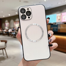 Cás Fón Magsafe le haghaidh Apple atá comhoiriúnach le iPhone14Plus Cásanna Maighnéadacha Gloine Ceamara Lionsa Clúdach Cosanta Fuinneog