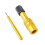 Bicycle front fork rear bladder style gas extension conversion nozzle gold 1