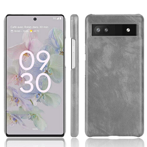 Capa retrô para Google Pixel 6a, compatível com proteção antirriscos, estampa retrô de lichia.