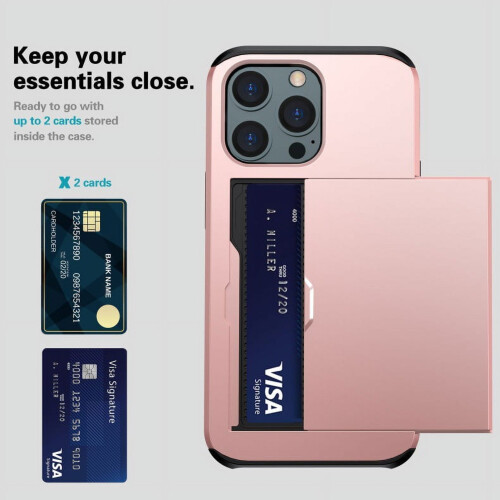 Θήκη τηλεφώνου συμβατή με iPhone15 & Apple14, συρόμενη θήκη 2 σε 1 με υποδοχή κάρτας SGP, θήκη 1