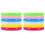 Βραχιόλια Eease Neon Jelly, συσκευασία 12 τεμαχίων για πάρτι με στολές της δεκαετίας του 3