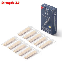 AFQH10 stuks saxofoonrietjes, sterkte 2.0, 2.5 en 3.0, voor Bb sopraansaxofoon.