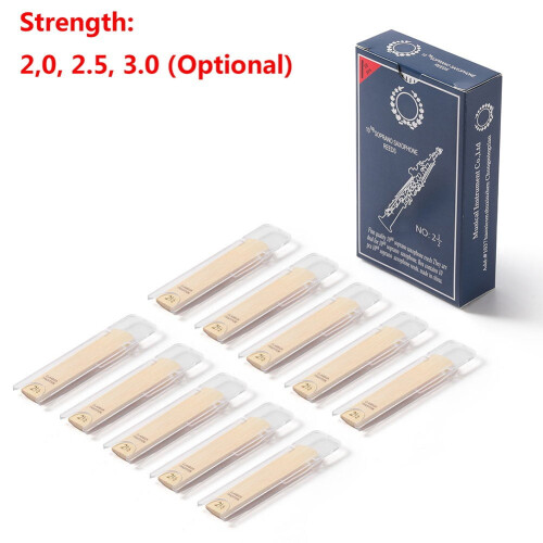 AFQH10 τεμάχια καλάμια σαξοφώνου Strength2.0 2.5 3.0Για μέρη καλαμιών σαξοφώνου Bb Soprano 2