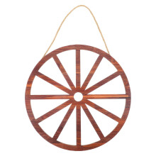 Wheel Wall Decoration for Bedroom Wooden Ornament Hub European and