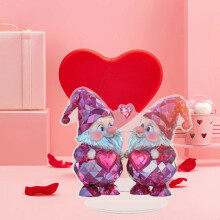 Décorations de la Saint-Valentin, œuvre d'art pour couple : Statue en acrylique pour salon, cadeau pour couple, ornement de table