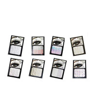 8Pcs Reusable Crystal Face Gems and Festival Face Stickers for Women Party Rave Accessory