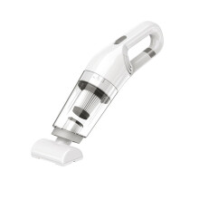 Aspirapolvere portatile senza fili, potente aspirapolvere portatile per auto/camper/camion, contenitore facile da svuotare, cavo USB incluso.