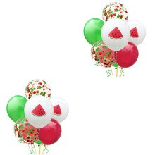 Lot de 28 ballons en latex rouges de 30 cm (12 pouces) pour baby shower, thème hawaïen, décorations pour enfants