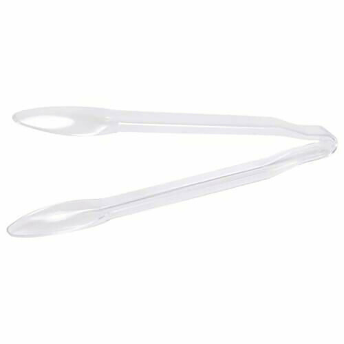 Pinze da ginnastica in plastica trasparente monouso da 30 cm (1 pezzo)