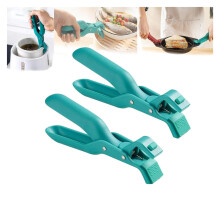 Lot de 2 pinces anti-brûlure pour bols et assiettes, pinces anti-chaleur, pinces porte-bols anti-brûlure, multi-usages