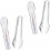 Pinze da ginnastica in plastica trasparente monouso da 30 cm (1 pezzo) 2