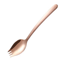 Huipputarjous! Miyuadkai-ateriasarja, 2-in-1 ruostumattomasta teräksestä valmistettu haarukka-lusikka nuudeleille, matkoille, retkeilyyn,