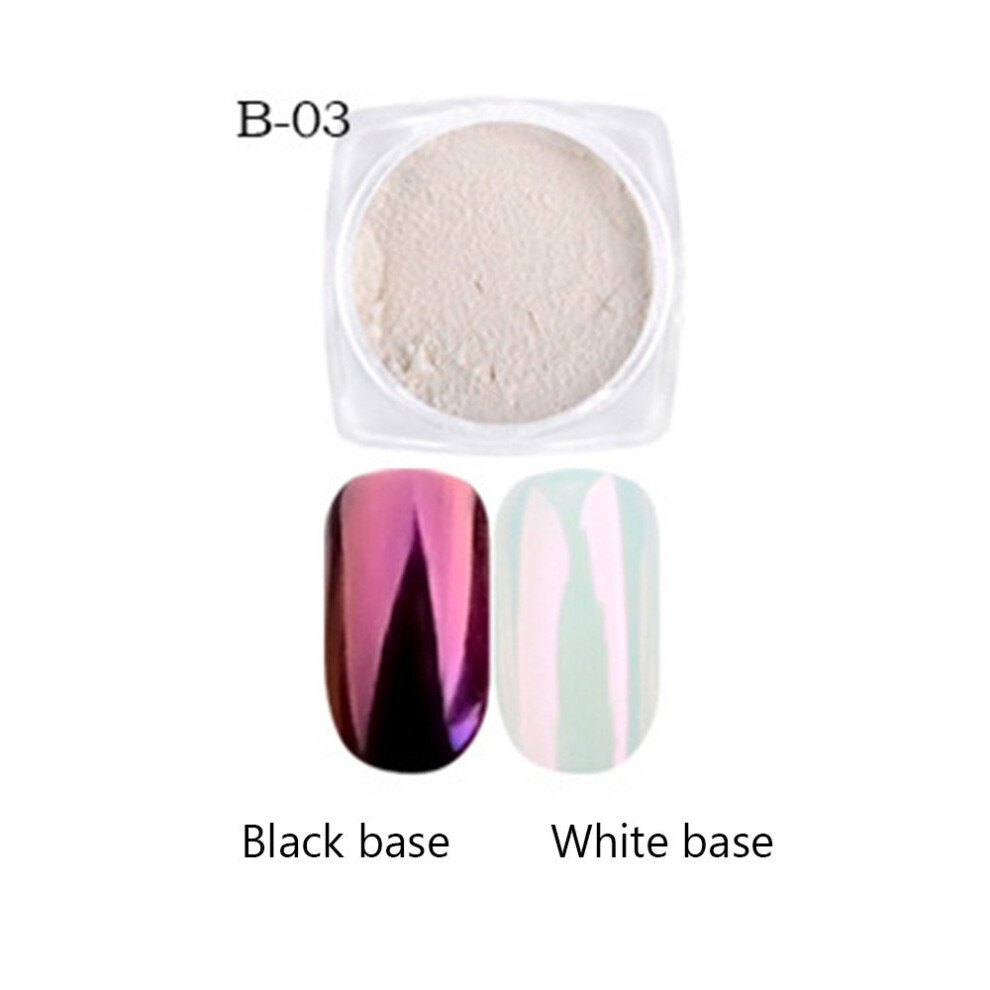 Chameleon Pearl Nail Glitter Powder Multicolor Pigment for Acrylic and UV Gel Manicure Decoration