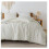 Σετ παπλώματος TiaGOC Ivory Queen Size, Σετ κλινοσκεπασμάτων Boho Tufted 3 τεμαχίων & Συλλογές, 4