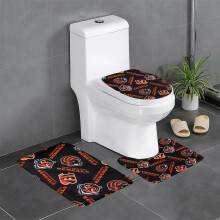 Ensemble de 3 tapis de salle de bain antidérapants Bengals Team 31,5 x 20 pouces