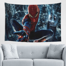 Tapisserie murale Spider-Man, décoration murale pour chambre d'enfant ou salon, 152 x 102 cm
