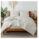 Σετ παπλώματος TiaGOC Ivory Queen Size, Σετ κλινοσκεπασμάτων Boho Tufted 3 τεμαχίων & Συλλογές, 2