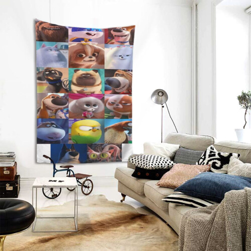 Ταπισερί τοίχου The Secret Life Of Pets, Αφίσες τέχνης, διακόσμηση ταπισερί για 1