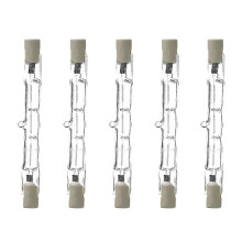 Ampoule halogène à broche R7S78mm80W à intensité variable, AC220-240V, 1390lm, J78, projecteur halogène linéaire pour éclairage paysager, de
