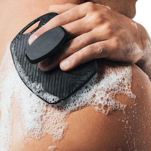 Silikon kroppsskrubber dusjskrubber GRÅ GRÅ Grå 2