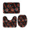 Conjunto de 3 tapetes de banheiro com o tema Bengals, antiderrapante, 80 x 50 cm (31,5 x 20 polegadas). 4
