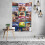 Ταπισερί τοίχου The Secret Life Of Pets, Αφίσες τέχνης, διακόσμηση ταπισερί για 7