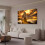 Pôster em tela com pintura da Tower Bridge com reflexo de luz, compatível com molduras de 40x60cm (16x24 polegadas), ideal para decoração de 3