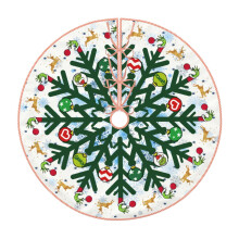 Jupe de sapin de Noël Le Grinch, Décoration de Noël pour la maison, Tapis de sapin doux pour décorations de Noël 36