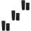 3Sets Black Silicone Microphone Cover Handle Sleeve for Wireless Mic 7