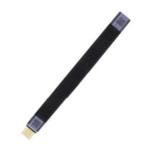 FOR USB4 Forlengelseskabel Type-C USB-C Hann til Hunn Tynn Flat 40 Gbps 240W 8K FPC Datakabel for Bærbar Telefon 13 cm