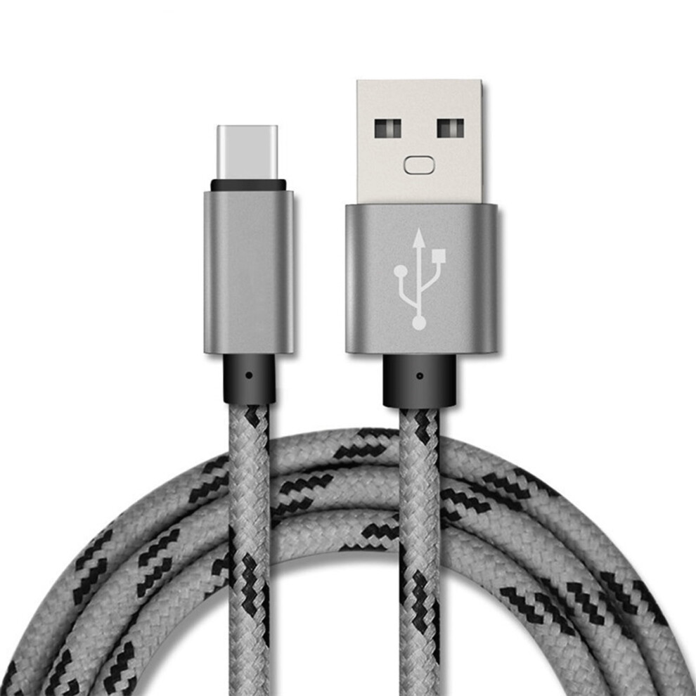 Freedomtech 6Ft Usb C To Usb A Charger Cable, Nylon Braided Fast Charging Cord Compatible With Samsung Galaxy Note 8/S8/S8+, Apple New Macbook, Nexus 9423501581204