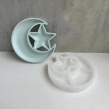 Molde de silicona DIY para la fabricación de joyas de resina, compatible con Xingyue – Bandeja grande para fundición de epoxi y caja de
