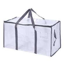 Liquidation Tainini ! Sacs de rangement pliables en plastique avec couvercle et fermeture éclair, organisateur de vêtements peu encombrant, idéal