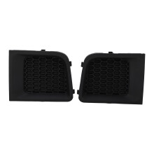 Inzetstuk voor grille voor Jeep Renegade, buitenste rand (bestuurders- en passagierszijde), getextureerde omlijsting, duurzaam kunststof, DOT- en